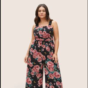 Bloomchic Black Floral Pantsuit (22-24)